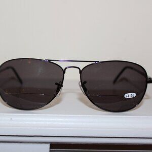 Ron's Optical Reading Bifocal Sunglasses +4.00 (maverick)